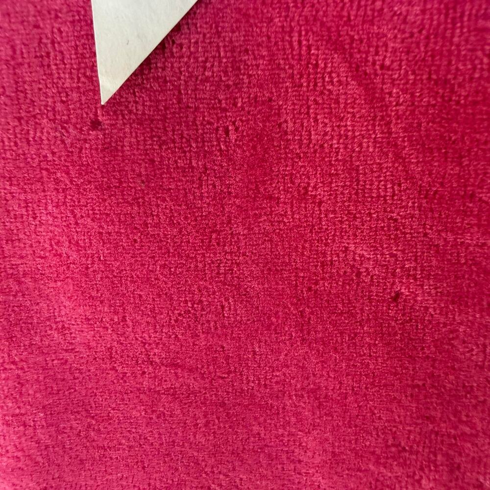 Vintage Ankh Y2K Hoodie Pink Velour Rhinestone Track Jacket Zip Up USA Bling - Picture 10 of 11